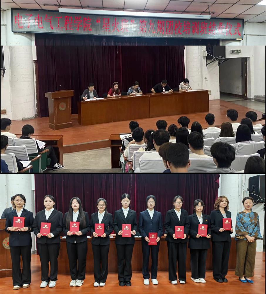 学院举行“星火班”第九期团校培训班结业仪式